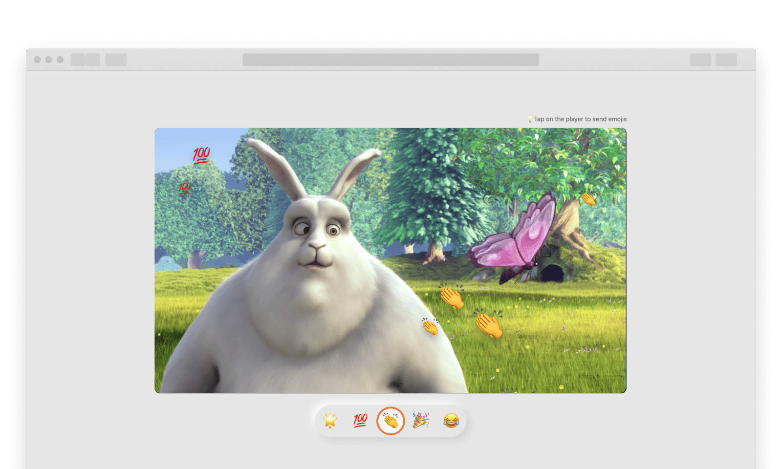 Emoji Reaction with Timed Metadata