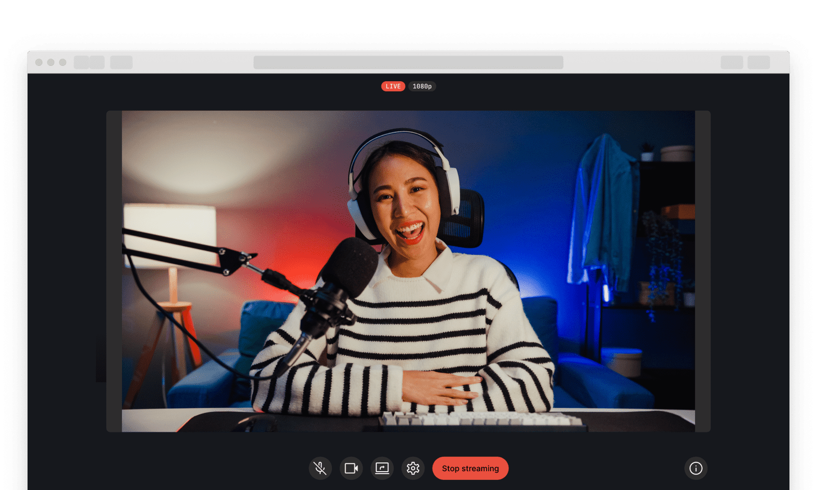 Amazon IVS Web Broadcast Tool