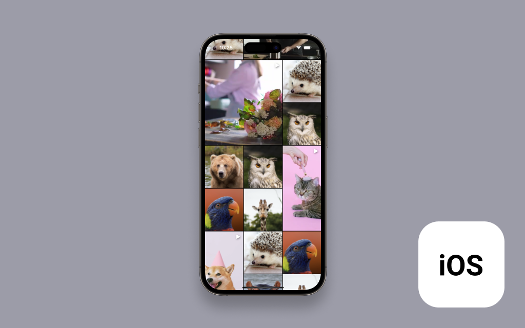 Amazon IVS Grid feed for iOS Demo