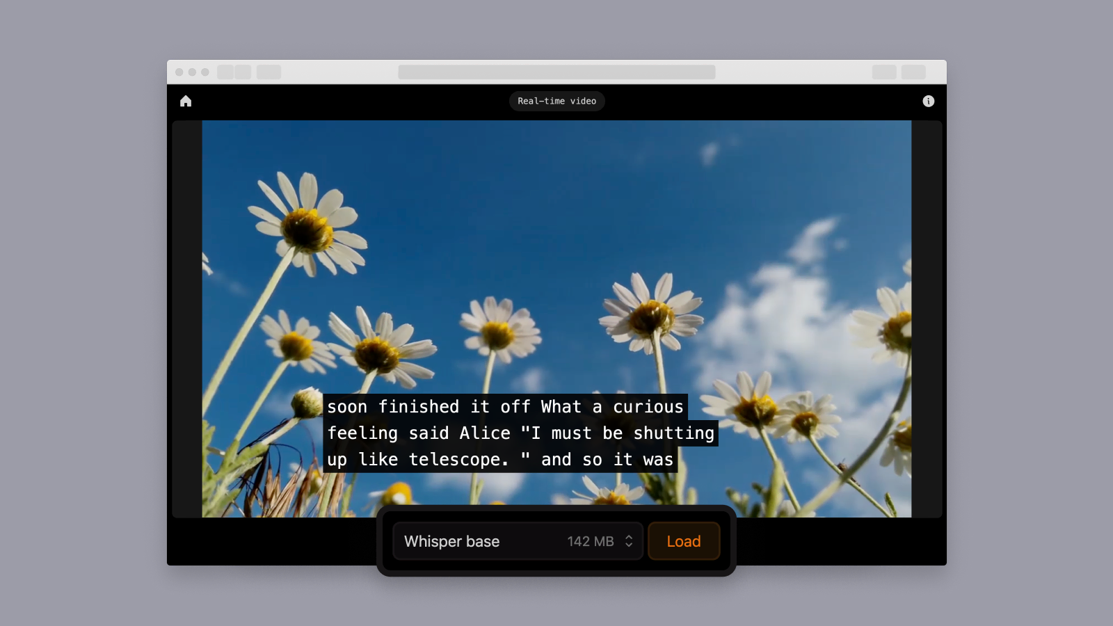 Amazon IVS WebGPU Captions Demo